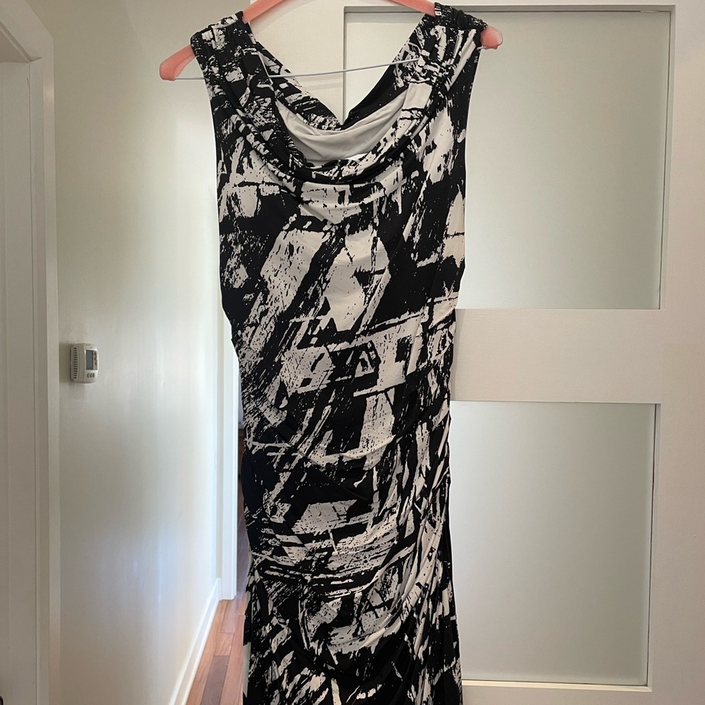 Helmut Lang open back dress